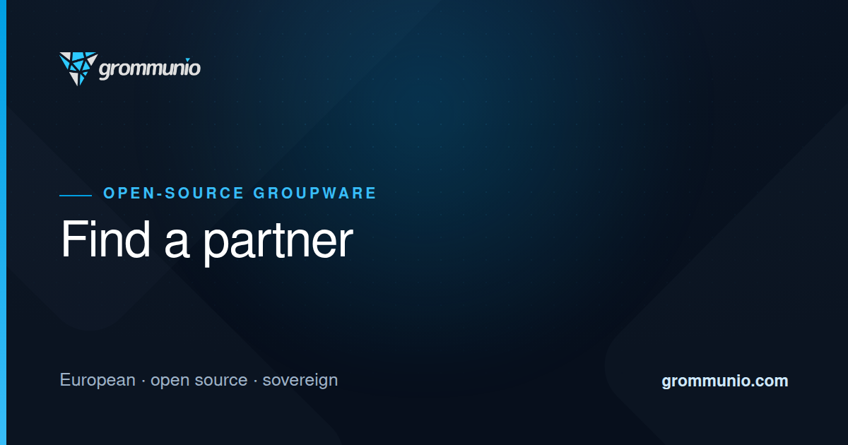 Find a partner | grommunio