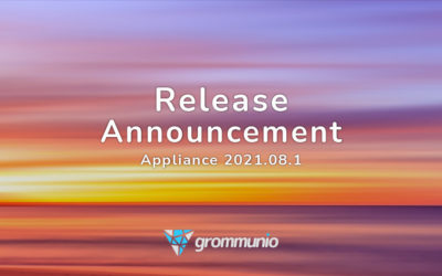 Announcement of the release of the grommunio appliance 2021.08.1