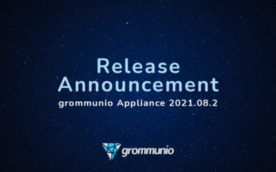 Ankündigung der grommunio Appliance 2021.08.2