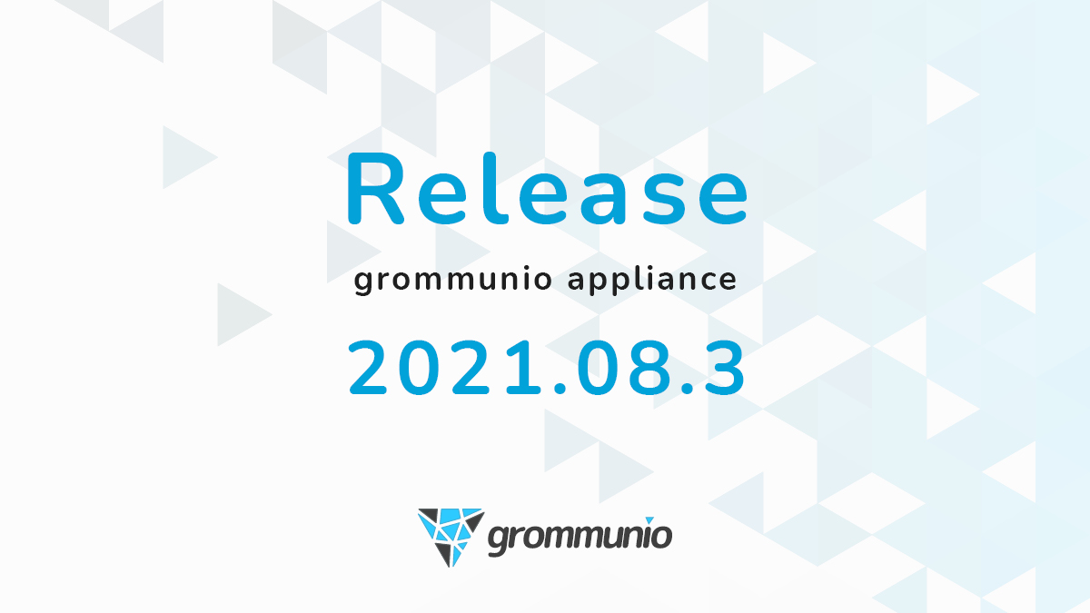 Release of grommunio appliance 2021.08.3