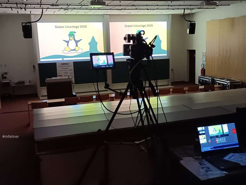 Videoroom Graz Linux Days 26